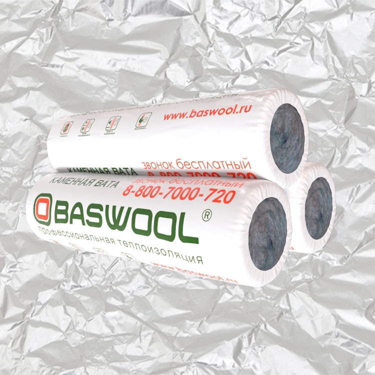 Мат прошивной BASWOOL  МП (МС)-60 ГОСТ 21880-2022 2000х1200х80 мм