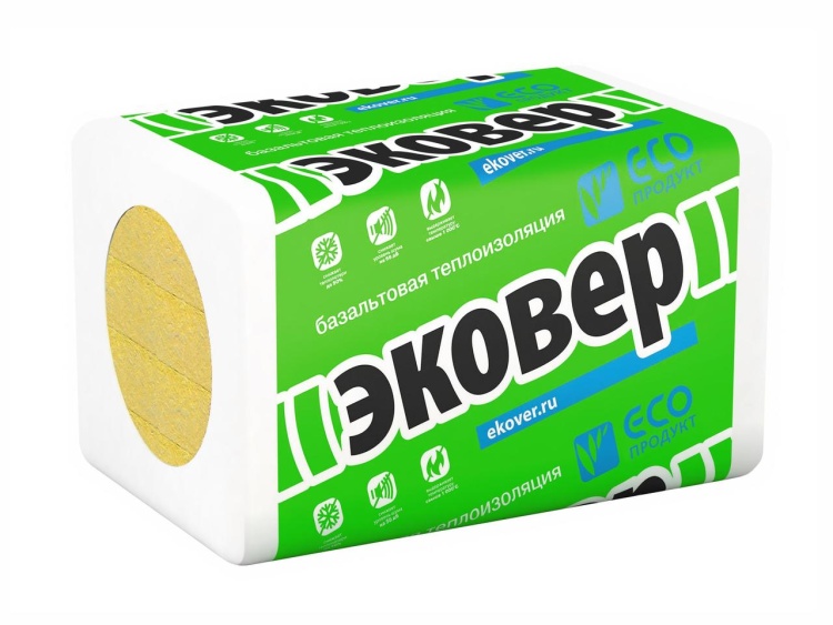Утеплитель Эковер Стандарт 50 1000х600х50 мм, 12 шт. уп